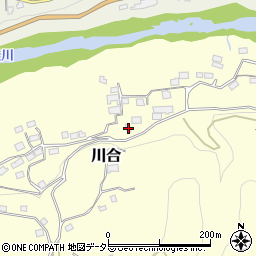 山梨県上野原市川合3479周辺の地図