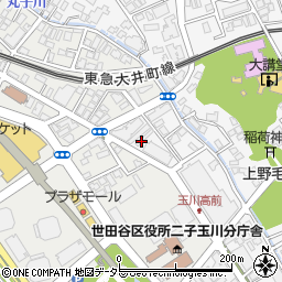 東京都世田谷区上野毛3丁目26周辺の地図