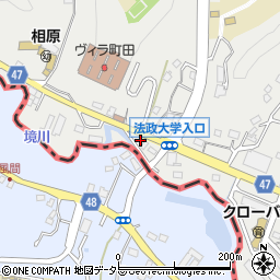 東京都町田市相原町3358周辺の地図