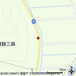 兵庫県美方郡香美町香住区三谷643周辺の地図