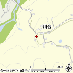 山梨県上野原市川合227周辺の地図