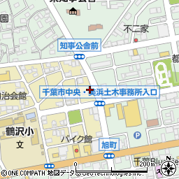 千葉県千葉市中央区鶴沢町14-5周辺の地図