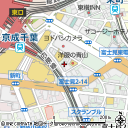 鍋と創作和食 CHIBASYOTEN 千葉店周辺の地図