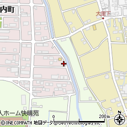 山梨県甲府市堀之内町872-3周辺の地図