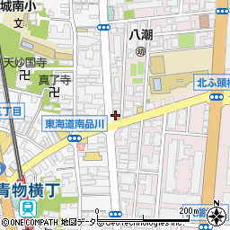 松屋 青物横丁店周辺の地図