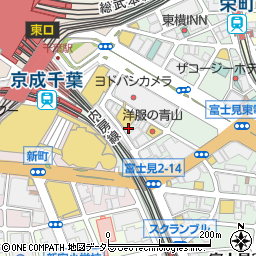 焼肉 にくがとう 千葉駅前店周辺の地図