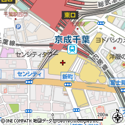 千葉銀行千葉そごう３号 ＡＴＭ周辺の地図