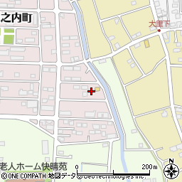 山梨県甲府市堀之内町871周辺の地図