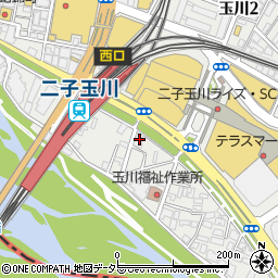 東京都世田谷区玉川1丁目8-5周辺の地図