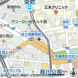日能研千葉校周辺の地図