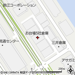 三倉株式会社　東京港営業所周辺の地図