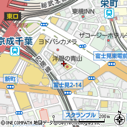 初代中村屋 千葉駅前店周辺の地図