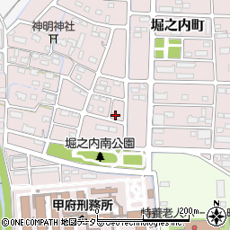 山梨県甲府市堀之内町948-5周辺の地図