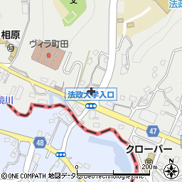 東京都町田市相原町3361-4周辺の地図