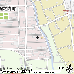 山梨県甲府市堀之内町870周辺の地図