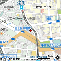 創作居酒屋 Kiichi キイチ 千葉駅店周辺の地図
