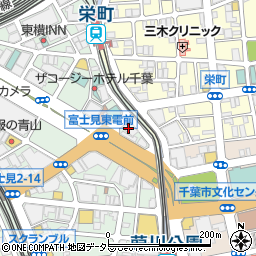 玄屋 GENYA 千葉駅前店周辺の地図