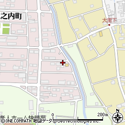 山梨県甲府市堀之内町871-1周辺の地図