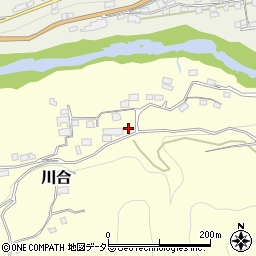 山梨県上野原市川合3467周辺の地図