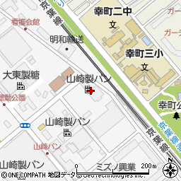 山崎製パン千葉工場周辺の地図