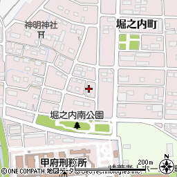 山梨県甲府市堀之内町948周辺の地図