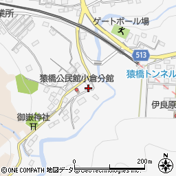 山梨県大月市猿橋町猿橋1558周辺の地図