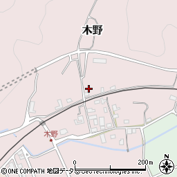 福井県美浜町（三方郡）木野周辺の地図