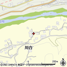 山梨県上野原市川合3477周辺の地図