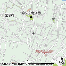 神奈川県川崎市多摩区栗谷周辺の地図
