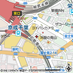 カラオケ ビッグエコー 千葉駅前店周辺の地図