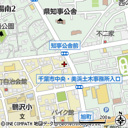 千葉県千葉市中央区鶴沢町5-8周辺の地図