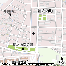 山梨県甲府市堀之内町818-8周辺の地図