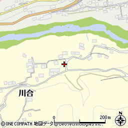 山梨県上野原市川合3467-5周辺の地図