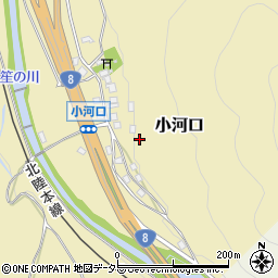 福井県敦賀市小河口周辺の地図