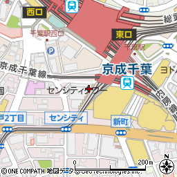 株式会社銀座鈴屋千葉そごう店周辺の地図