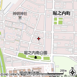 山梨県甲府市堀之内町948-4周辺の地図