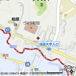 東京都町田市相原町4393周辺の地図