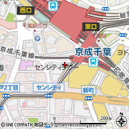 みずほ銀行千葉支店周辺の地図