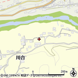 山梨県上野原市川合3468周辺の地図