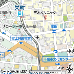 ファミリーマート千葉栄町中央店周辺の地図