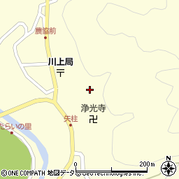 岐阜県中津川市川上矢柱245周辺の地図