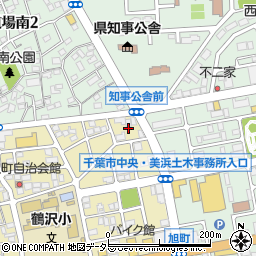千葉県千葉市中央区鶴沢町5周辺の地図