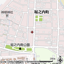 山梨県甲府市堀之内町818-6周辺の地図