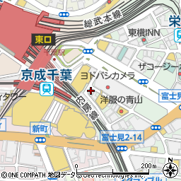 まんが喫茶ゲラゲラ千葉店周辺の地図