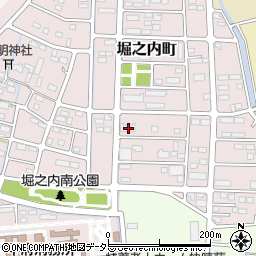 山梨県甲府市堀之内町825周辺の地図