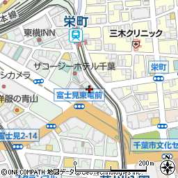 日産レンタカー千葉駅前店周辺の地図