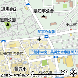 千葉県千葉市中央区鶴沢町5-1周辺の地図
