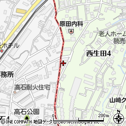 コーポ西生田周辺の地図
