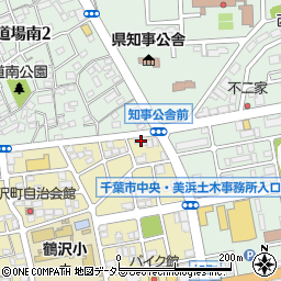 千葉県千葉市中央区鶴沢町5-2周辺の地図