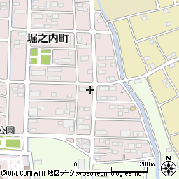 山梨県甲府市堀之内町850周辺の地図